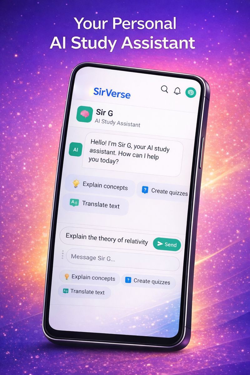 SirVerse AI Tutor